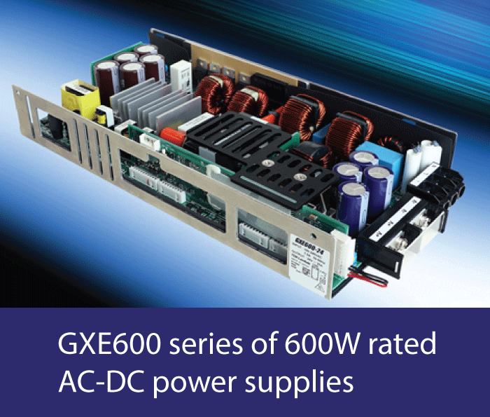 Industrial and medical: programmable, convection cooled, 600W AC-DC power supplies